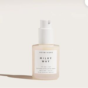 NWT Herbivore Milky Way 10% AHA + Oat Soothing Exfoliating Serum 30 ml/1.0 oz